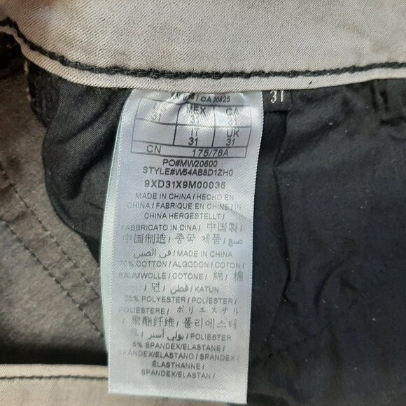 Guess Woman's Marilyn 3 Zip Gray Skinny Jeans Size 31 - Picture 11 of 11